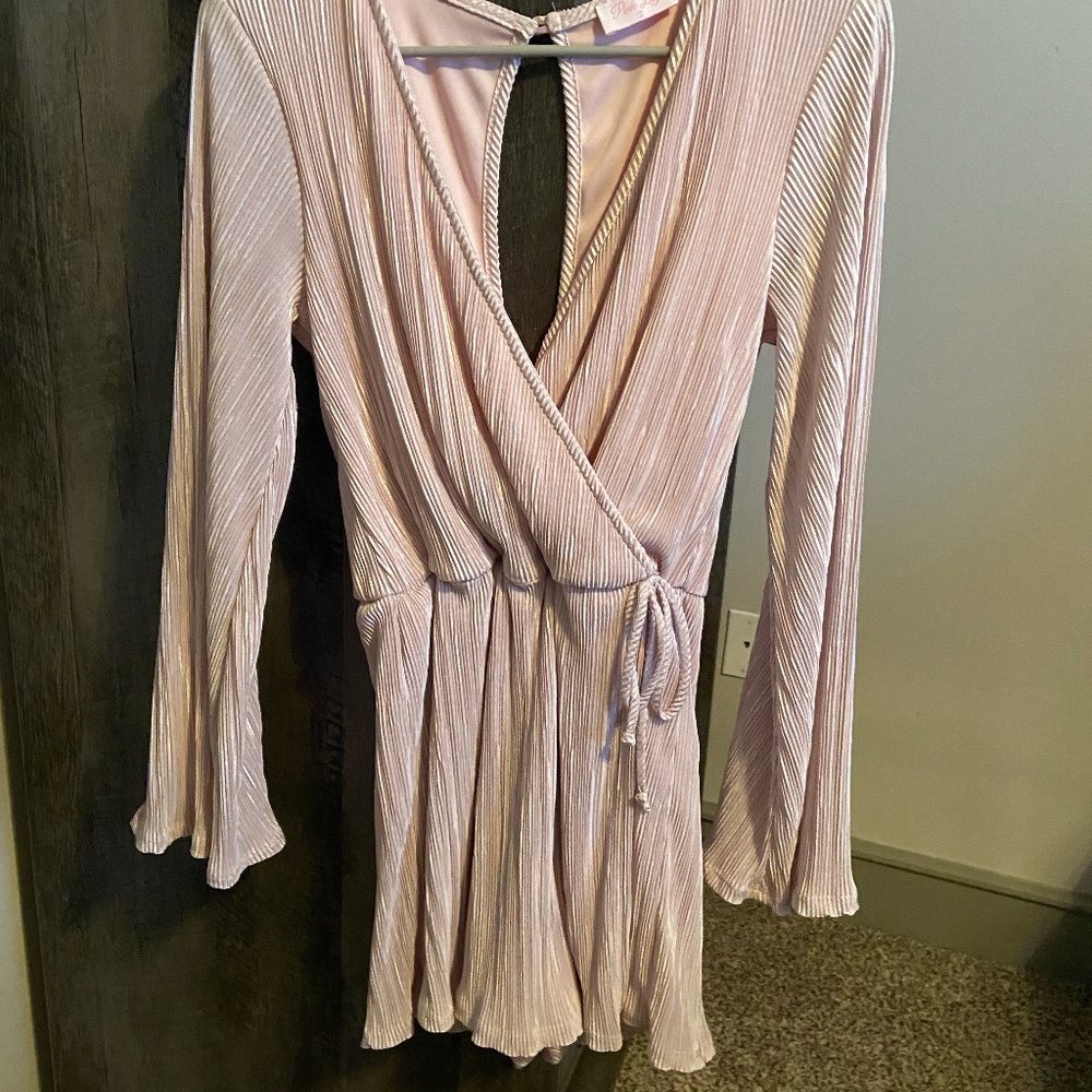 Pink Lily Romper